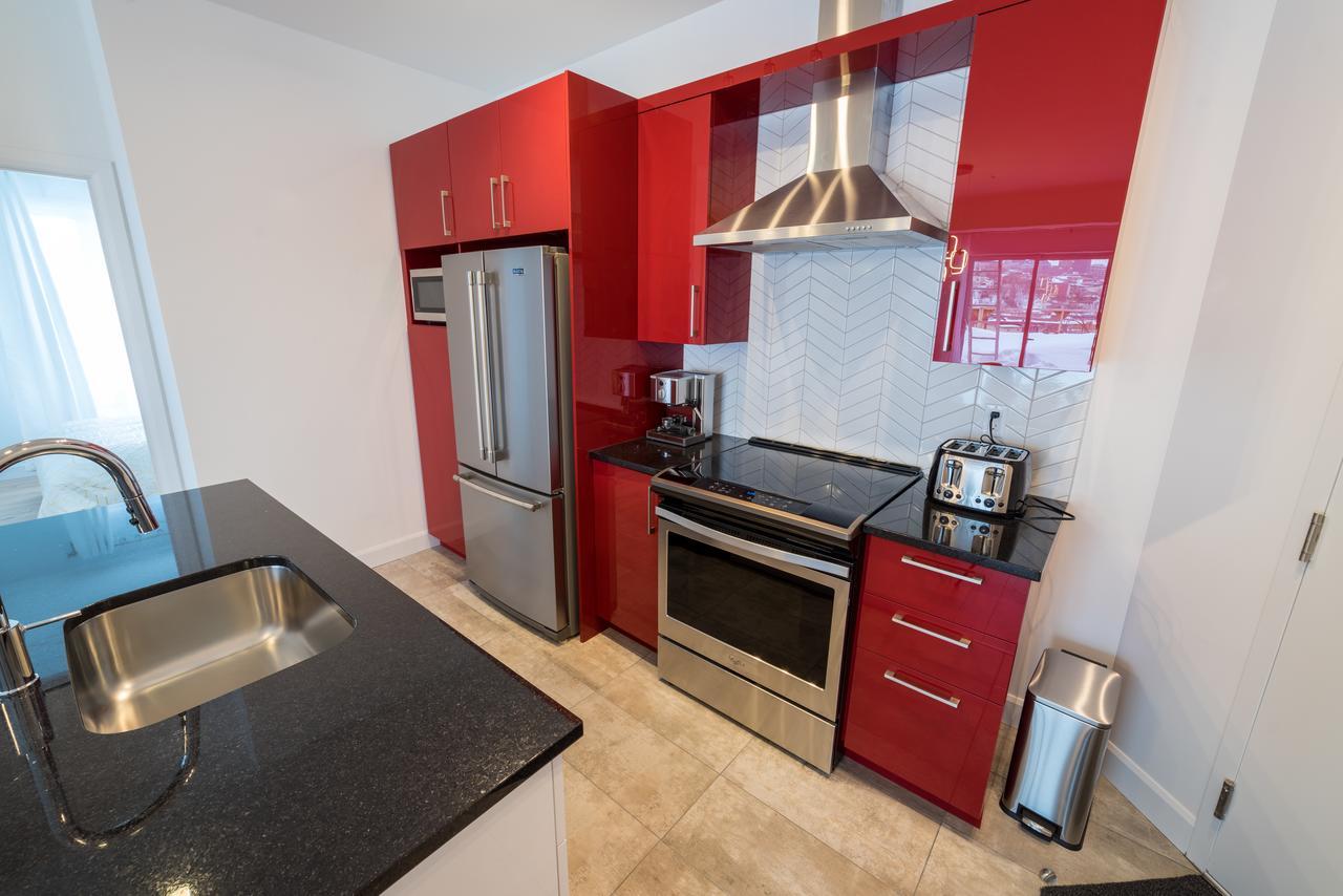 Aux Havres Urbains - Le Penthouse Du Kameleon Daire Québec Dış mekan fotoğraf