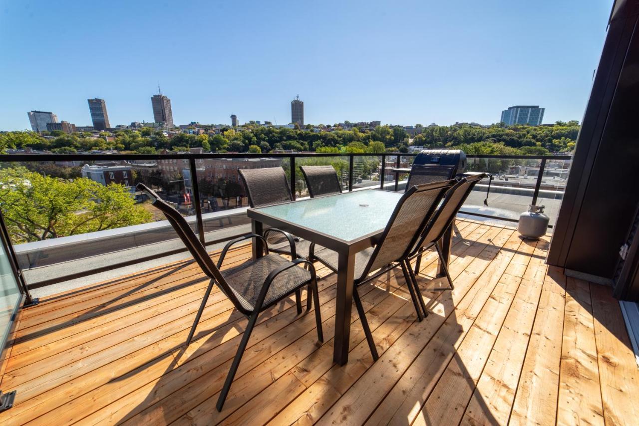 Aux Havres Urbains - Le Penthouse Du Kameleon Daire Québec Dış mekan fotoğraf